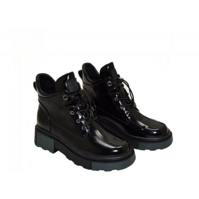 VERSACE  19V69 ΓΥΝΑΙΚΕΙΑ ΜΠΟΤΑΚΙΑ ΜΑΥΡΑ AM 1573-0213