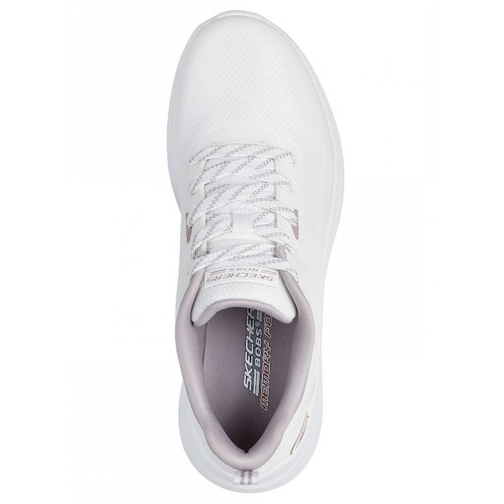 SKECHERS ΓΥΝΑΙΚΕΙΑ ΑΘΛΗΤΙΚΑ BOBS MODA FLEX ΛΕΥΚΑ 117730-WHT