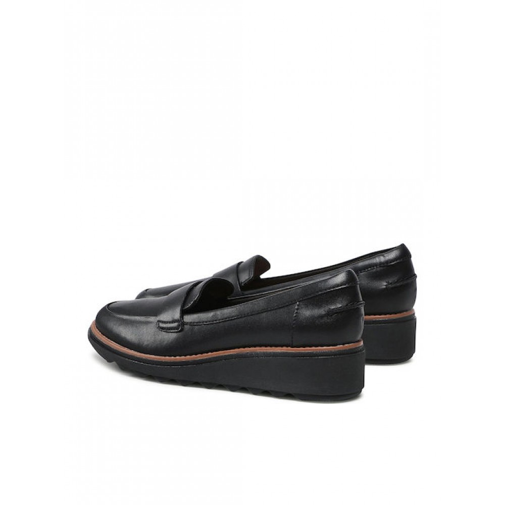 CLARKS ΓΥΝΑΙΚΕΙΑ ΜΟΚΑΣΙΝΙΑ ΜΑΥΡΑ SHARON GRACIE 26156816