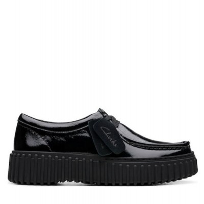CLARKS ΓΥΝΑΙΚΕΙΑ ΛΟΥΣΤΡΙΝΙ LOAFERS ΜΑΥΡΑ TORHILL BEE-BLACK PATENT 26179111
