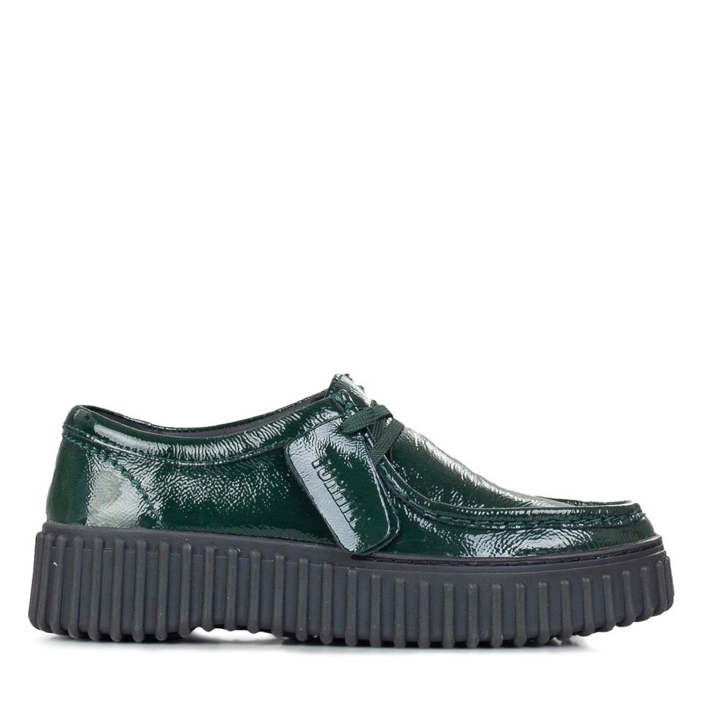 CLARKS ΓΥΝΑΙΚΕΙΑ ΛΟΥΣΤΡΙΝΙ LOAFERS ΠΡΑΣΙΝΑ TORHILL BEE 26184949