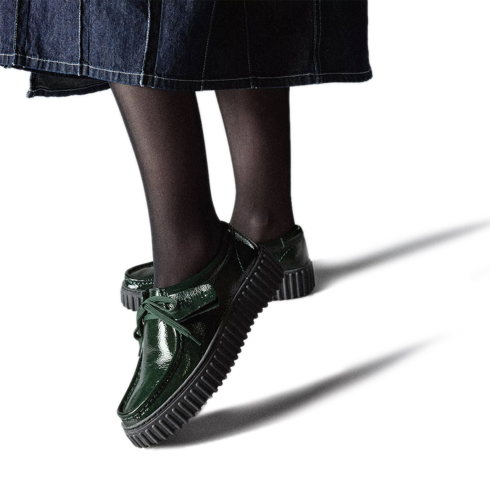 CLARKS ΓΥΝΑΙΚΕΙΑ ΛΟΥΣΤΡΙΝΙ LOAFERS ΠΡΑΣΙΝΑ TORHILL BEE 26184949
