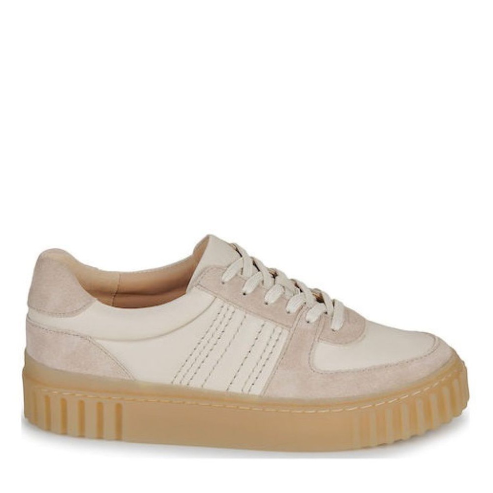 CLARKS ΓΥΝΑΙΚΕΙΑ SNEAKERS ΜΠΕΖ MAYHILL LACE 26183112