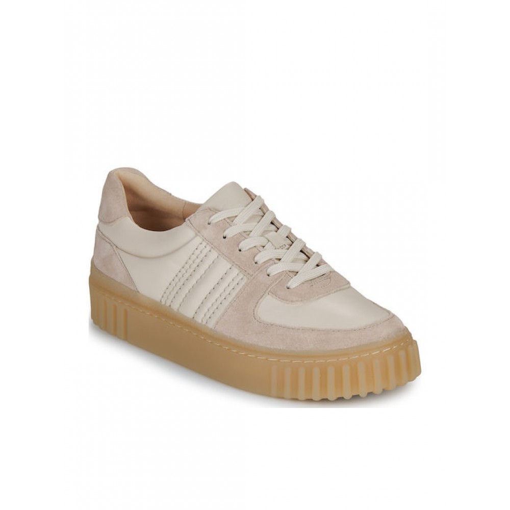 CLARKS ΓΥΝΑΙΚΕΙΑ SNEAKERS ΜΠΕΖ MAYHILL LACE 26183112