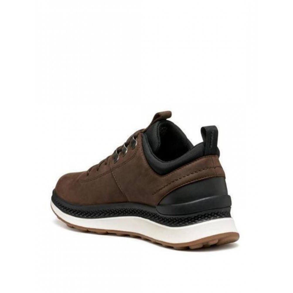 GEOX ΑΝΔΡΙΚΑ SNEAKERS U SPHERICA ACTIF X2 ΚΑΦΕ  U56HMA 00045 C6006