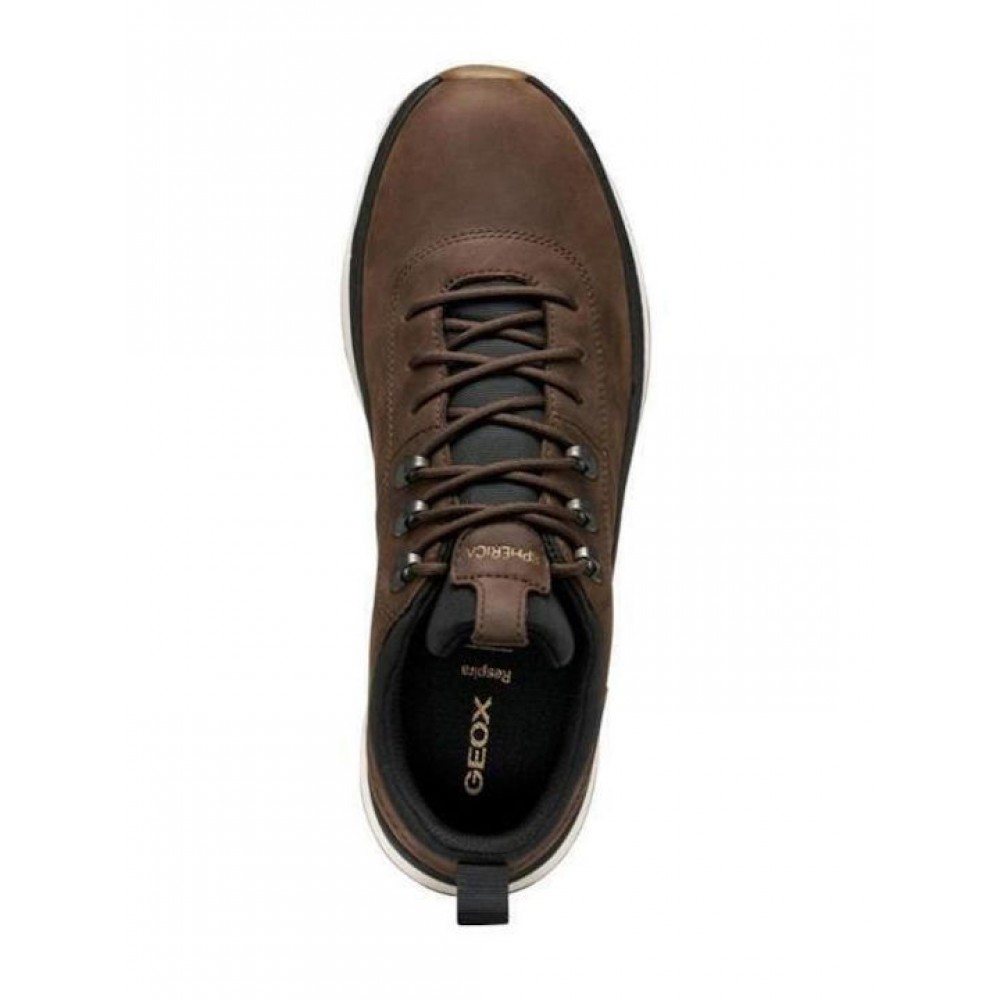 GEOX ΑΝΔΡΙΚΑ SNEAKERS U SPHERICA ACTIF X2 ΚΑΦΕ  U56HMA 00045 C6006