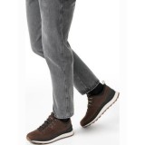 GEOX ΑΝΔΡΙΚΑ SNEAKERS U SPHERICA ACTIF X2 ΚΑΦΕ  U56HMA 00045 C6006