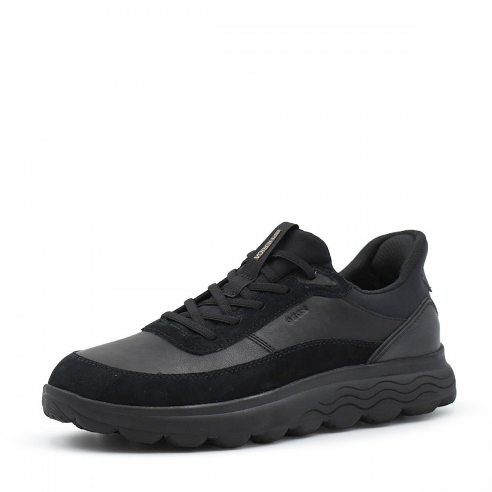 GEOX SNEAKERS ΑΝΔΡΙΚΑ U SPHERICA PLUS A U56MPA 08522 C9999 ΜΑΥΡΑ