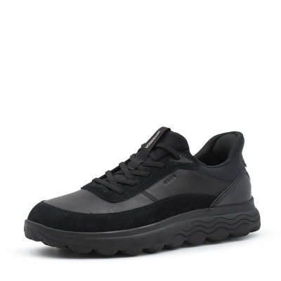 GEOX SNEAKERS ΑΝΔΡΙΚΑ U SPHERICA PLUS A U56MPA 08522 C9999 ΜΑΥΡΑ