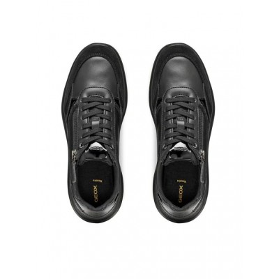 GEOX ΓΥΝΑΙΚΕΙΑ SNEAKERS D PLUMERY ΜΑΥΡΑ D56YNE 05402 C9997