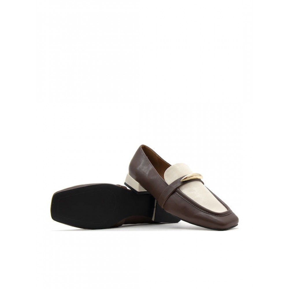 GIOSEPPO ΓΥΝΑΙΚΕΙΑ LOAFERS 80155 ΚΑΦΕ