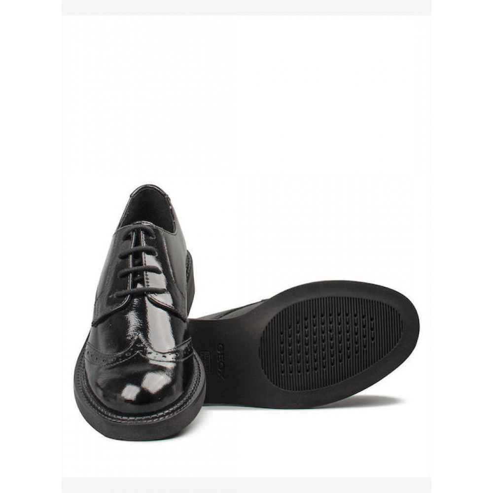 ΓΥΝΑΙΚΕΙΑ GEOX OXFORDS D SERILDA D56WYD 00067 C9999 ΜΑΥΡΑ