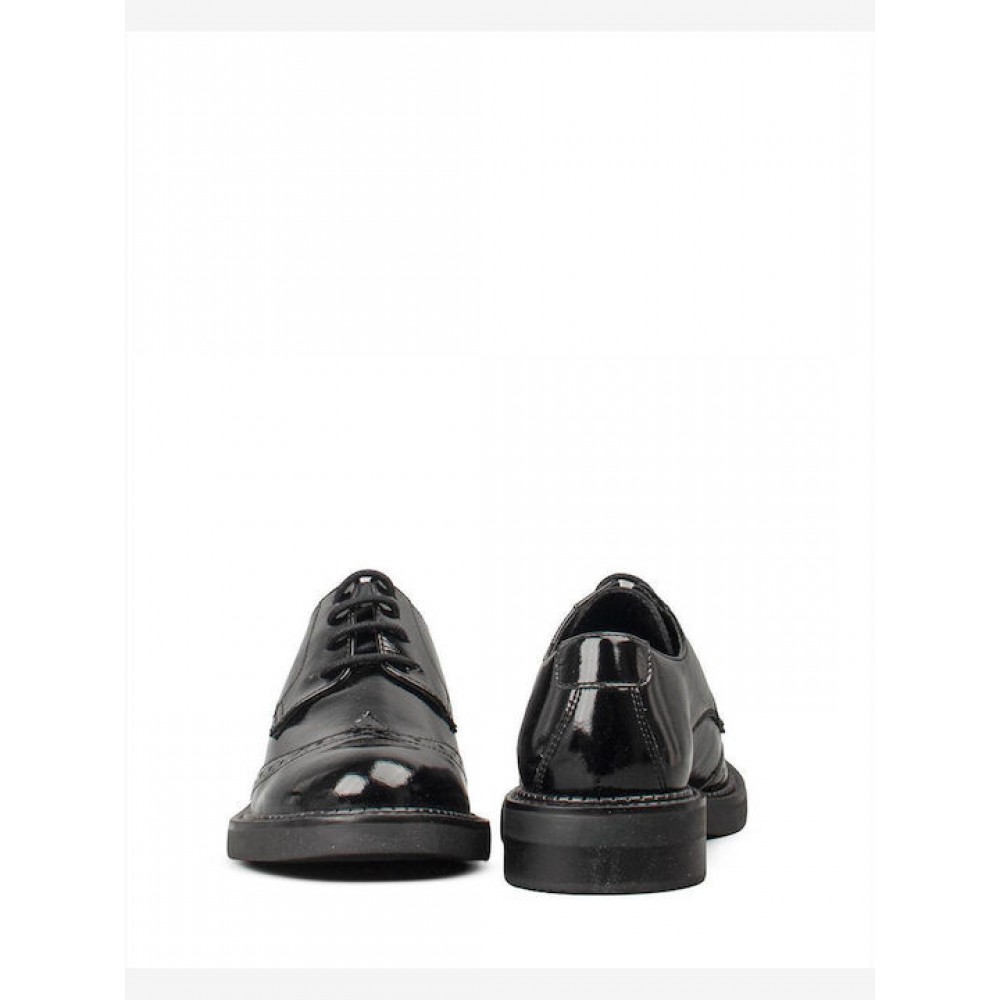 ΓΥΝΑΙΚΕΙΑ GEOX OXFORDS D SERILDA D56WYD 00067 C9999 ΜΑΥΡΑ