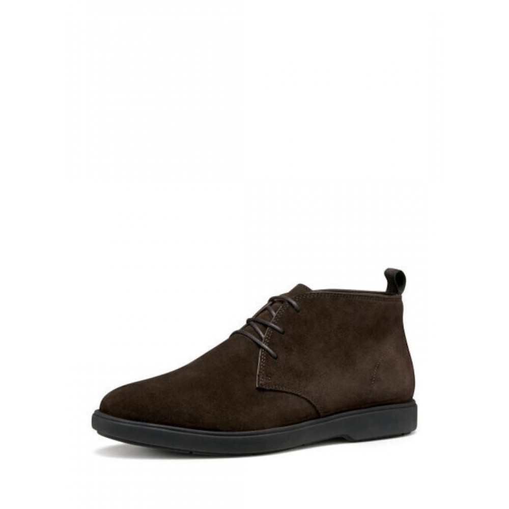 GEOX ΑΝΔΡΙΚΑ ΜΠΟΤΑΚΙΑ SUEDE U SPHERICA U56LAD 00022 C6006 ΚΑΦΕ