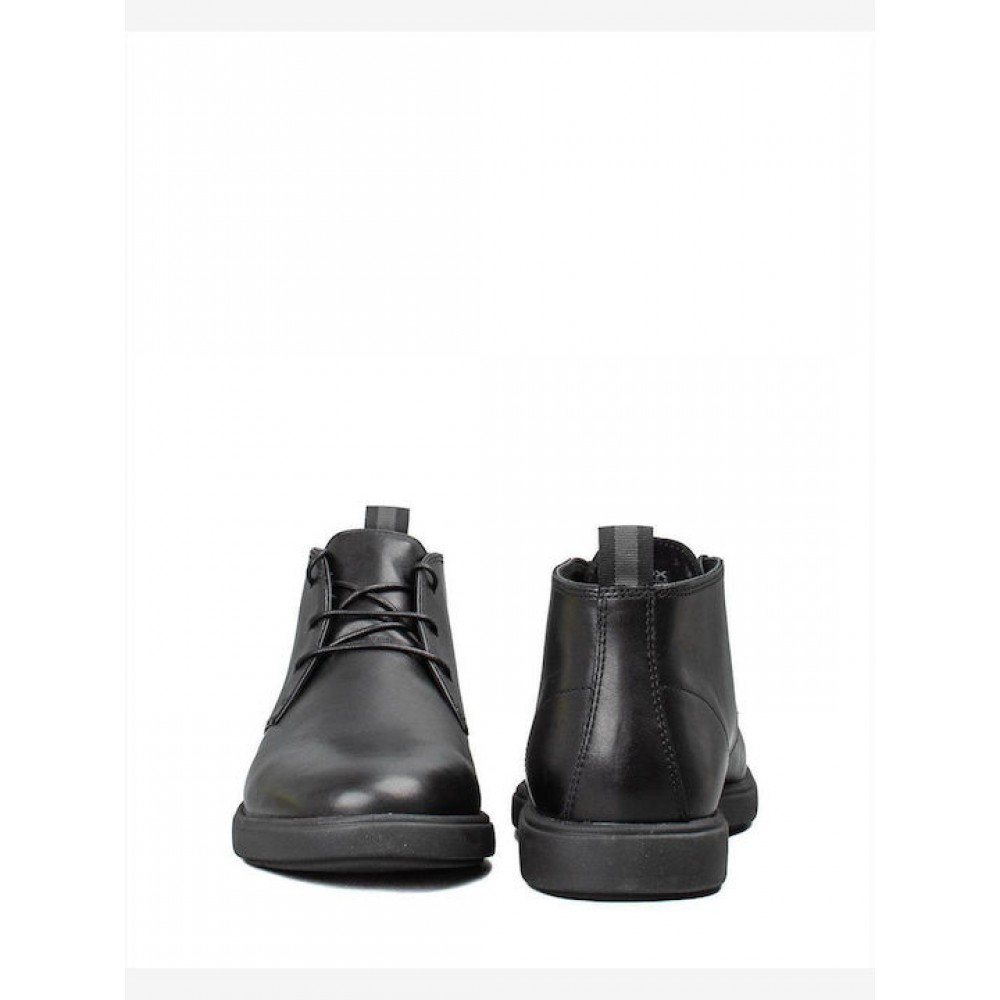 GEOX ΑΝΔΡΙΚΑ ΜΠΟΤΑΚΙΑ U SPHERICA U56LAD 00043 C9999 ΜΑΥΡΑ