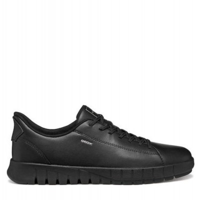 GEOX ΑΝΔΡΙΚΑ SNEAKERS U FLEXTRIDE U65MAA 0009B C9999 ΜΑΥΡΑ
