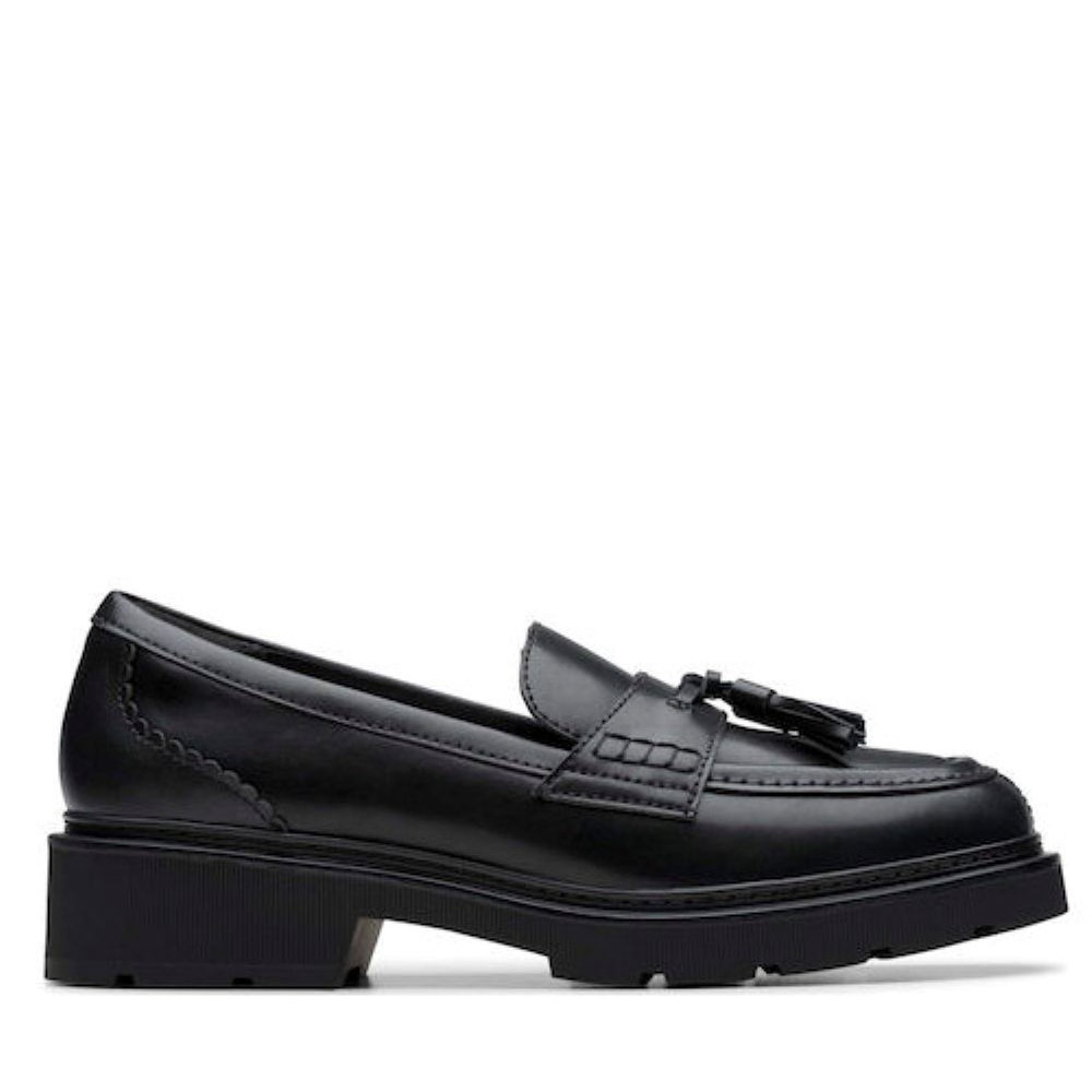 CLARKS ΓΥΝΑΙΚΕΙΑ LOAFERS LAURYL TASSEL 26184357 ΜΑΥΡΑ