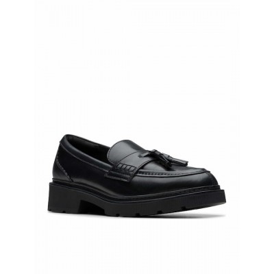 CLARKS ΓΥΝΑΙΚΕΙΑ LOAFERS LAURYL TASSEL 26184357 ΜΑΥΡΑ