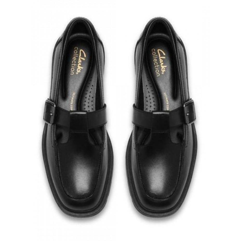 CLARKS ΓΥΝΑΙΚΕΙΑ LOAFERS LAURYL BAR 26327144 ΜΑΥΡΑ