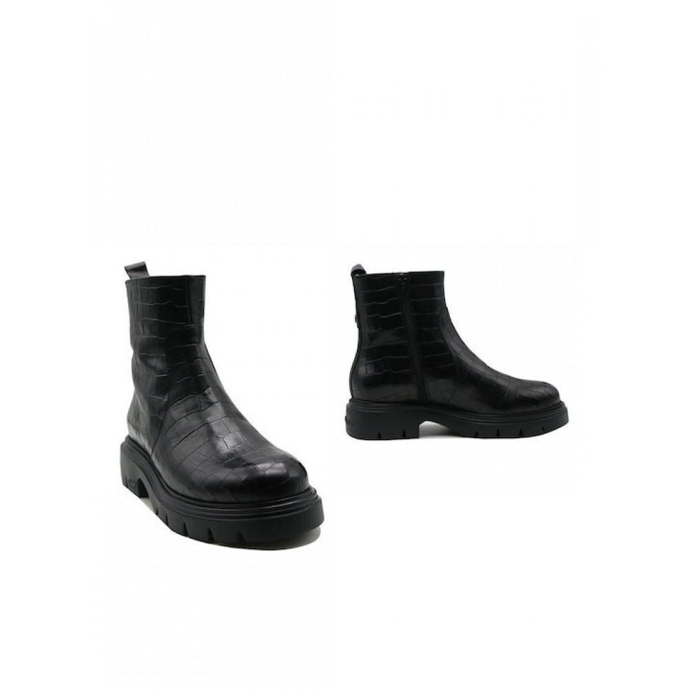 WONDERS ΓΥΝΑΙΚΕΙΑ ΜΠΟΤΑΚΙΑ ΜΑΥΡΑ A-4305 AUSTRAL NEGRO
