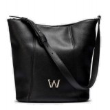 WONDERS ΓΥΝΑΙΚΕΙΑ ΤΣΑΝΤΑ ΩΜΟΥ ΜΑΥΡΗ WB-54024 COMBINACION NEGRO