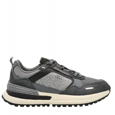 JEEP FOOTWEAR ΑΝΔΡΙΚΑ SNEAKERS JM52080A-056 ΓΚΡΙ