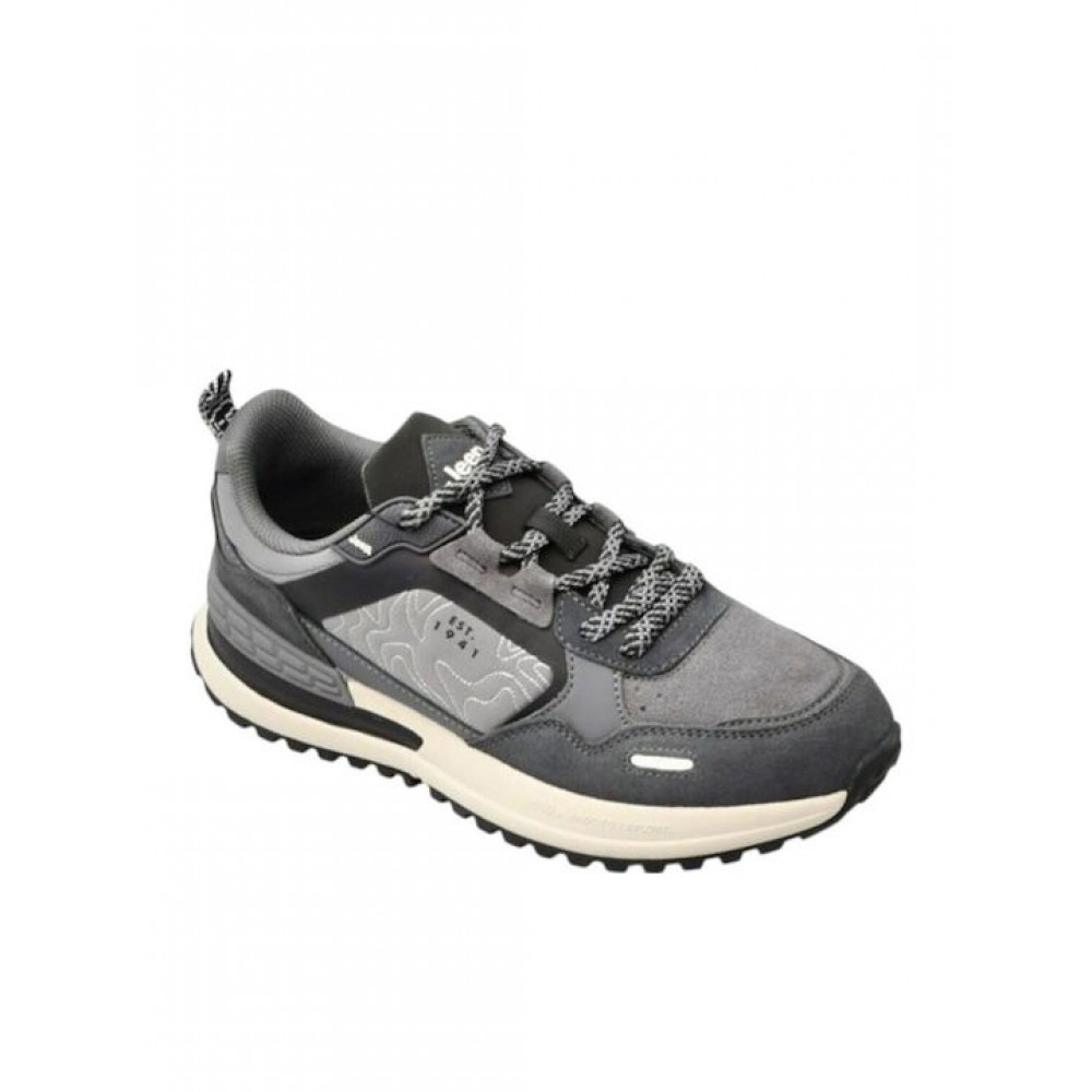 JEEP FOOTWEAR ΑΝΔΡΙΚΑ SNEAKERS JM52080A-056 ΓΚΡΙ