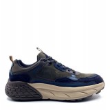 JEEP FOOTWEAR ΑΝΔΡΙΚΑ SNEAKERS JM52070A-280 ΜΠΛΕ/ΧΑΚΙ