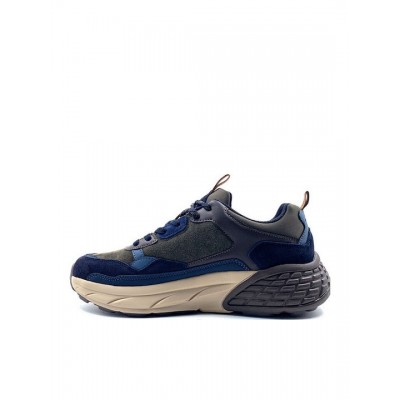 JEEP FOOTWEAR ΑΝΔΡΙΚΑ SNEAKERS JM52070A-280 ΜΠΛΕ/ΧΑΚΙ