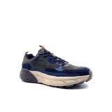 JEEP FOOTWEAR ΑΝΔΡΙΚΑ SNEAKERS JM52070A-280 ΜΠΛΕ/ΧΑΚΙ