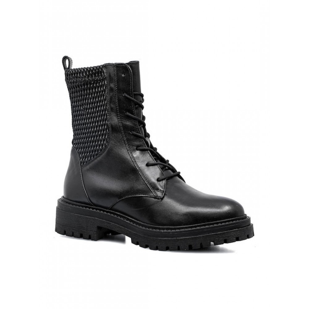 GEOX D IRIDEA ΓΥΝΑΙΚΙΕΙΑ ΜΠΟΤΑΚΙΑ D26HRN 0436W C9999 ΜΑΥΡΑ