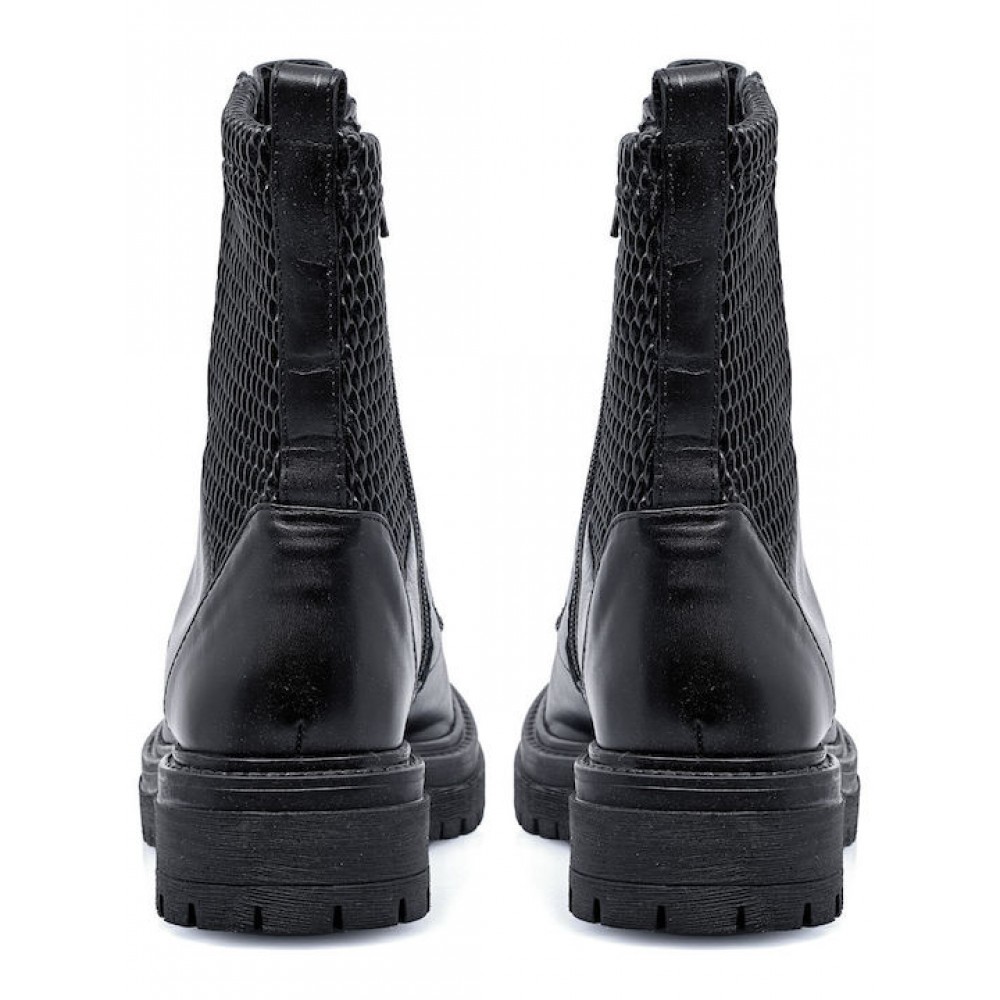 GEOX D IRIDEA ΓΥΝΑΙΚΙΕΙΑ ΜΠΟΤΑΚΙΑ D26HRN 0436W C9999 ΜΑΥΡΑ