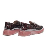 WONDERS ΓΥΝΑΙΚΕΙΑ ΜΟΚΑΣΙΝΙΑ ΜΠΟΡΝΤΩ A-4402 FLEXFLY VINO CROCO
