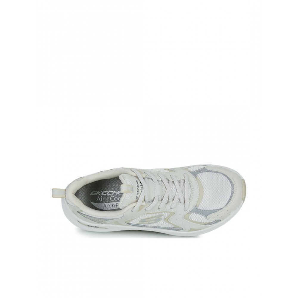 SKECHERS ΓΥΝΑΙΚΕΙΑ SNEAKERS VINTAGE LUXE 150332-NAT ΛΕΥΚΑ