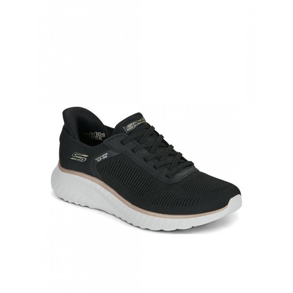 SKECHERS ΓΥΝΑΙΚΕΙΑ ΑΘΛΗΤΙΚΑ BOBS SQUAD CHAOS 117497-BKGD ΜΑΥΡΑ