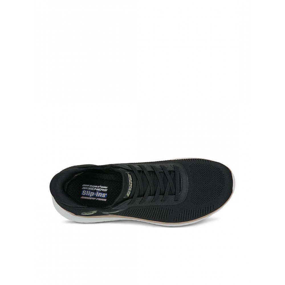 SKECHERS ΓΥΝΑΙΚΕΙΑ ΑΘΛΗΤΙΚΑ BOBS SQUAD CHAOS 117497-BKGD ΜΑΥΡΑ