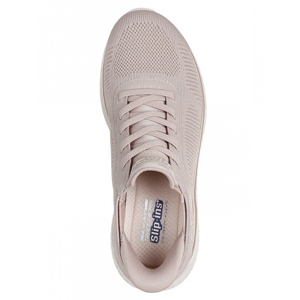 SKECHERS ΓΥΝΑΙΚΕΙΑ ΑΘΛΗΤΙΚΑ BOBS SQUAD CHAOS 117497-NTGD ΜΠΕΖ
