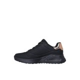 SKECHERS ΓΥΝΑΙΚΕΙΑ SNEAKERS UNO LITE WOMENS 177291-BBK ΜΑΥΡΟ