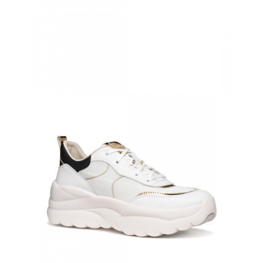 GEOX ΓΥΝΑΙΚΕΙΑ SNEAKERS D XTORS ΛΕΥΚΑ  D651FB 09BBN C1327