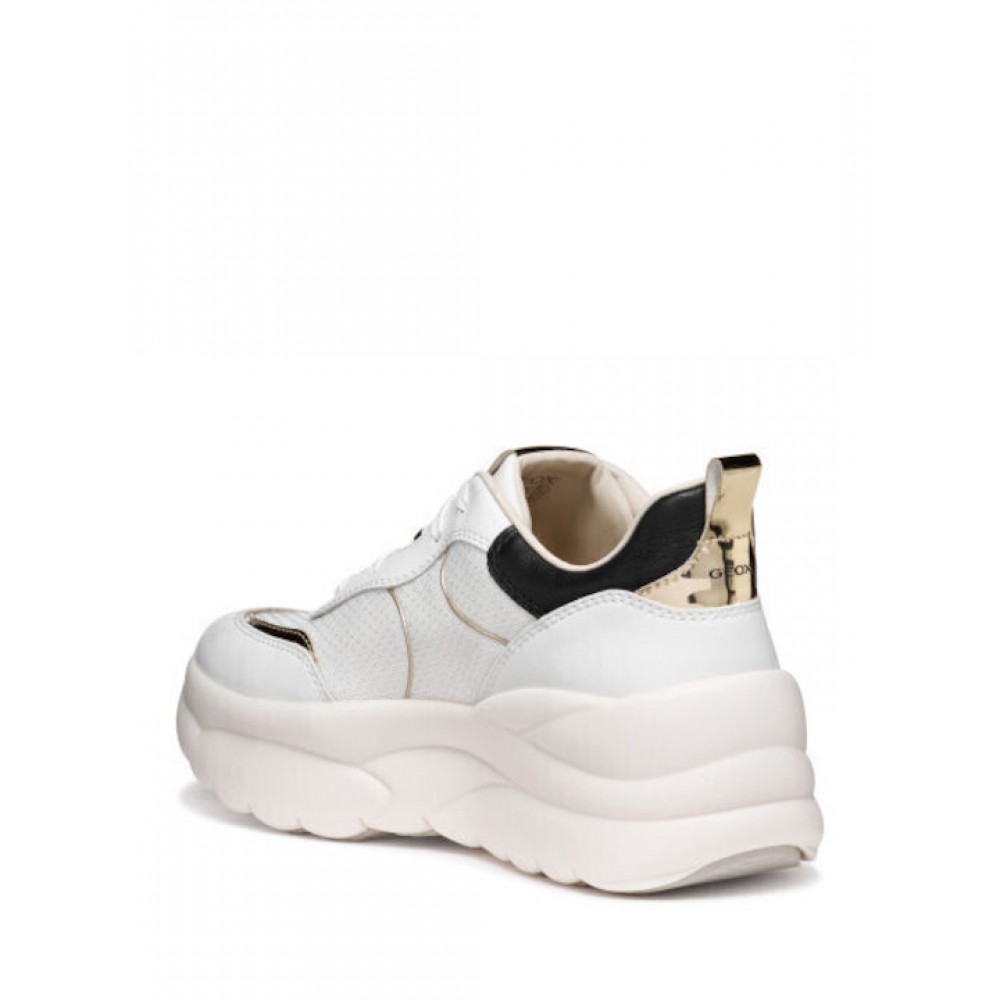 GEOX ΓΥΝΑΙΚΕΙΑ SNEAKERS D XTORS ΛΕΥΚΑ  D651FB 09BBN C1327