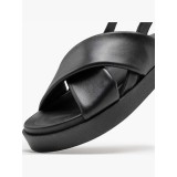 GEOX ΓΥΝΑΙΚΕΙΑ ΣΑΝΔΑΛΙΑ D ADELASH D65ARA 000TU C9999 ΜΑΥΡΑ