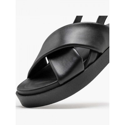 GEOX ΓΥΝΑΙΚΕΙΑ ΣΑΝΔΑΛΙΑ D ADELASH D65ARA 000TU C9999 ΜΑΥΡΑ