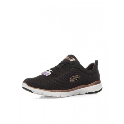 SKECHERS ΓΥΝΑΙΚΕΙΑ ΑΘΛΗΤΙΚΑ BOUNTIFUL RUNNING ΜΑΥΡΑ 12606-BKRG