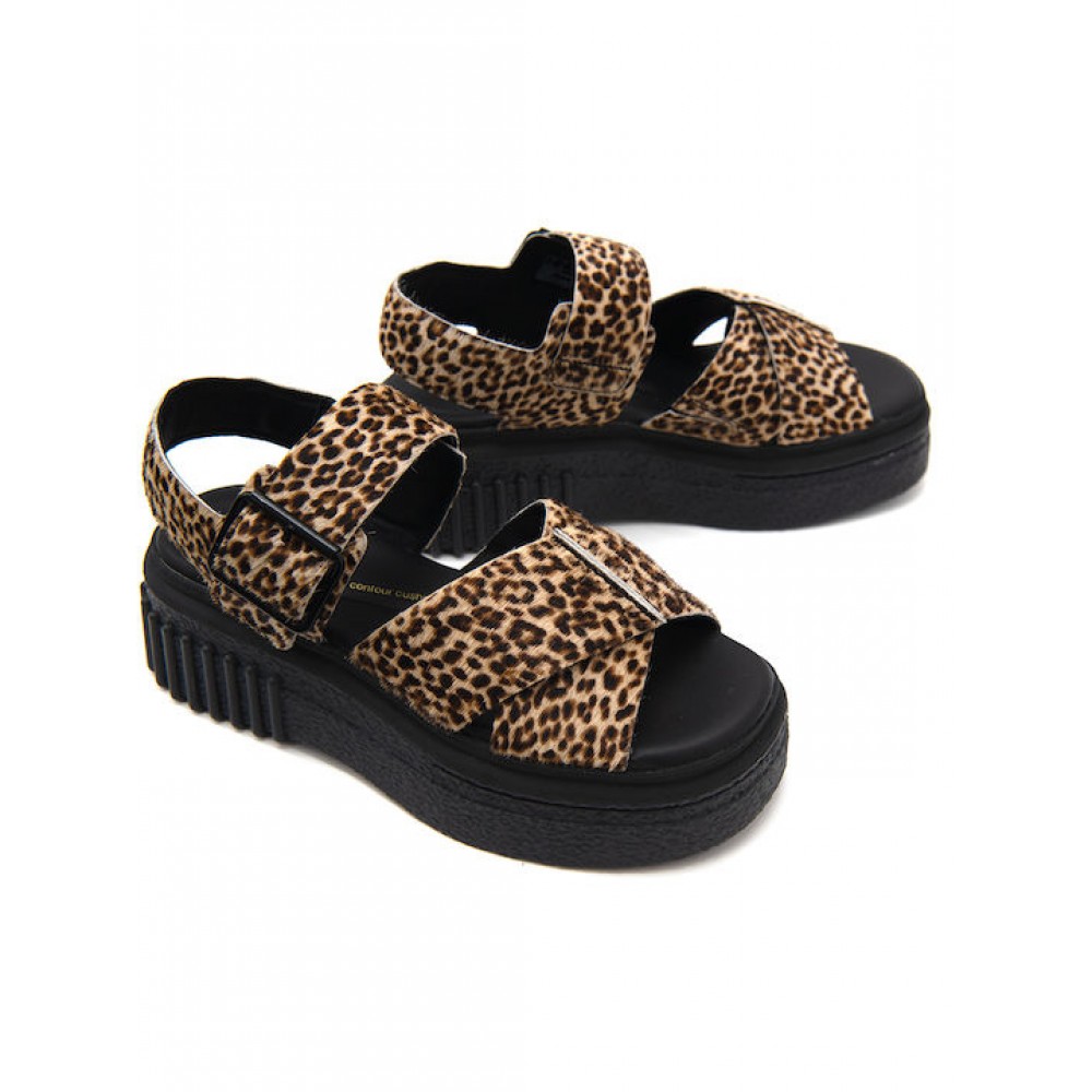 CLARKS ΓΥΝΑΙΚΕΙΑ ΠΕΔΙΛΑ EVAMAR WISH LEOPARD 26182050