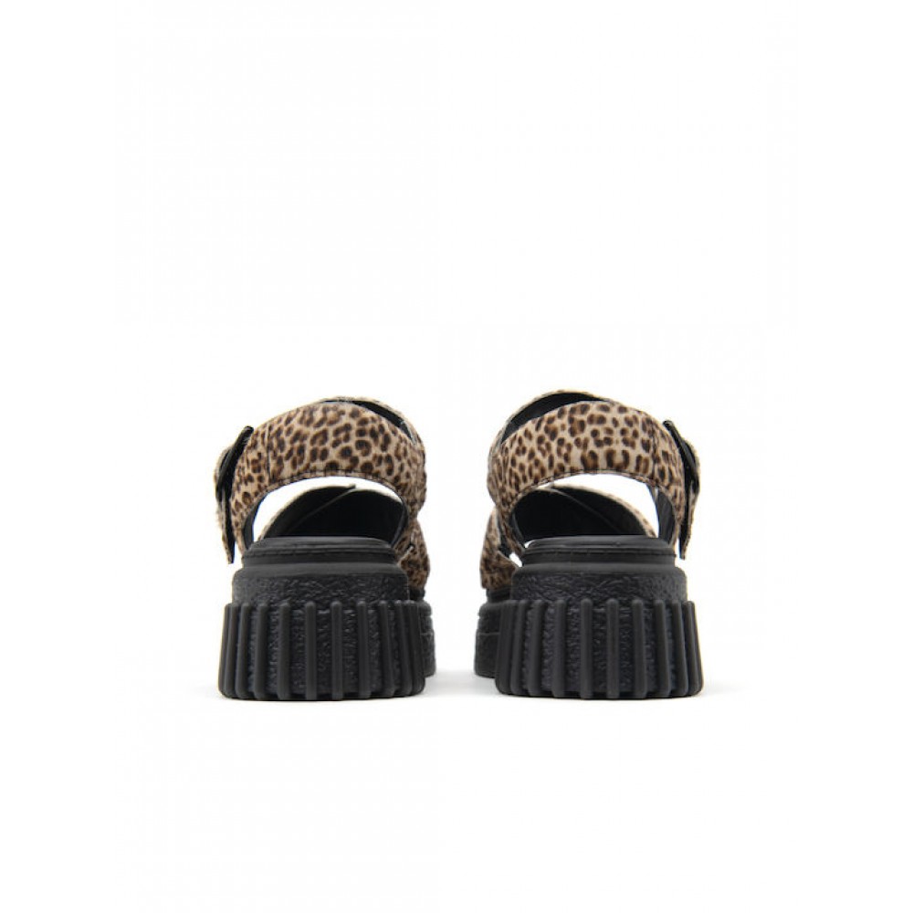 CLARKS ΓΥΝΑΙΚΕΙΑ ΠΕΔΙΛΑ EVAMAR WISH LEOPARD 26182050