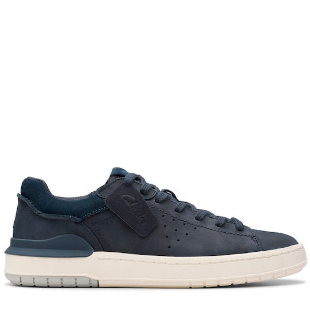 CLARKS ΑΝΔΡΙΚΑ SNEAKERS COURTLITE2 RUN NAVY NUBUCK 26181323