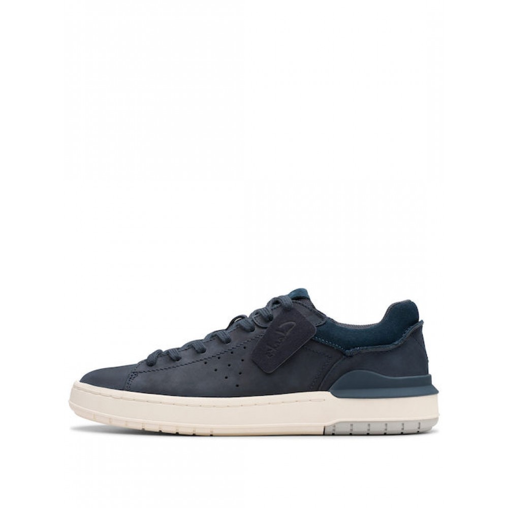 CLARKS ΑΝΔΡΙΚΑ SNEAKERS COURTLITE2 RUN NAVY NUBUCK 26181323