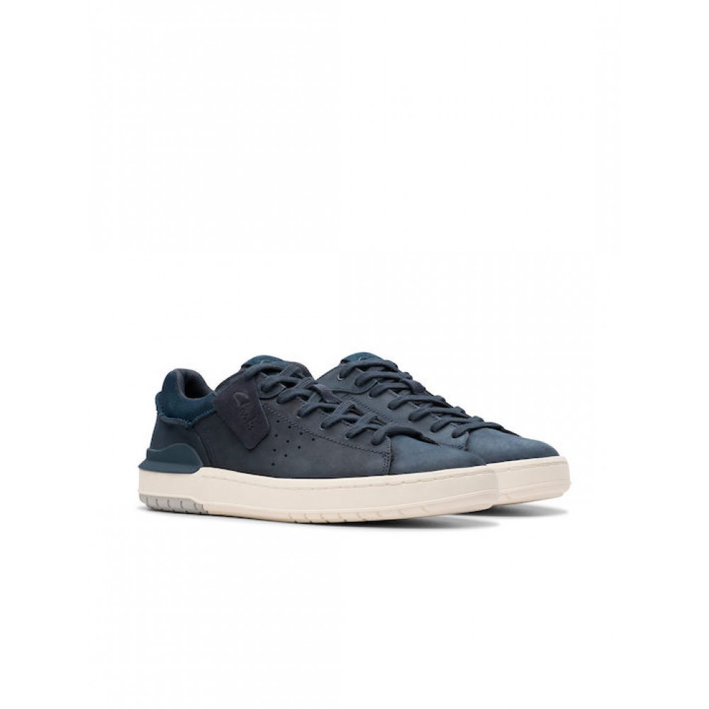 CLARKS ΑΝΔΡΙΚΑ SNEAKERS COURTLITE2 RUN NAVY NUBUCK 26181323