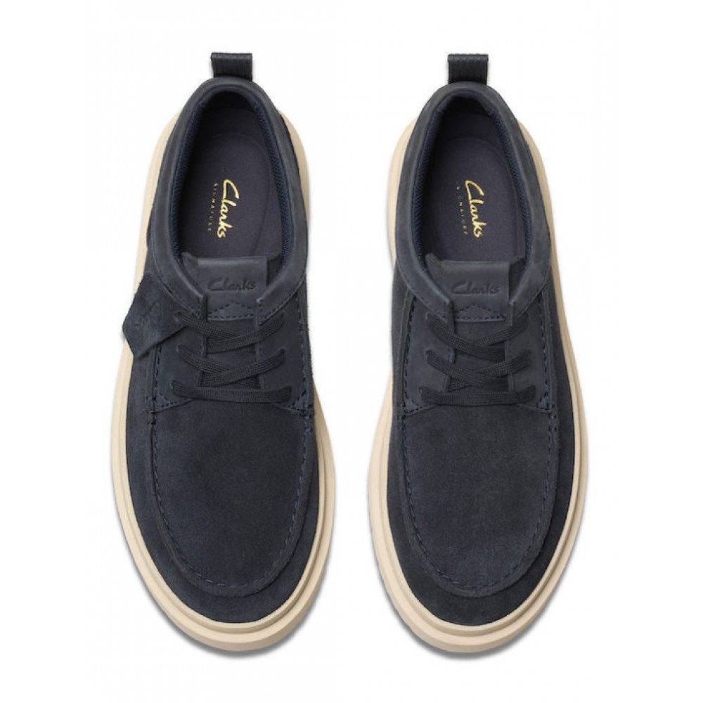 CLARKS ΑΝΔΡΙΚΑ ΜΟΚΑΣΙΝΙΑ POLDEN MOC NAVY SUEDE 26180866