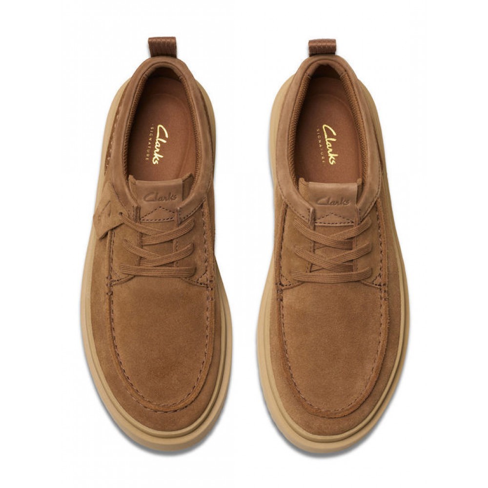 CLARKS ΑΝΔΡΙΚΑ ΜΟΚΑΣΙΝΙΑ POLDEN MOC COLA SUEDE 26180865
